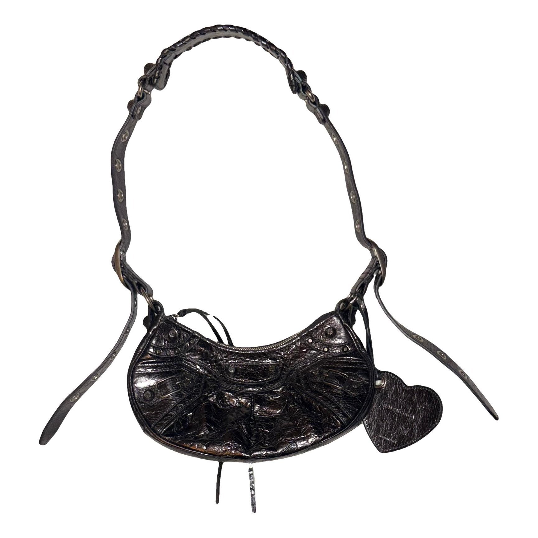Le Cagole patent leather handbag