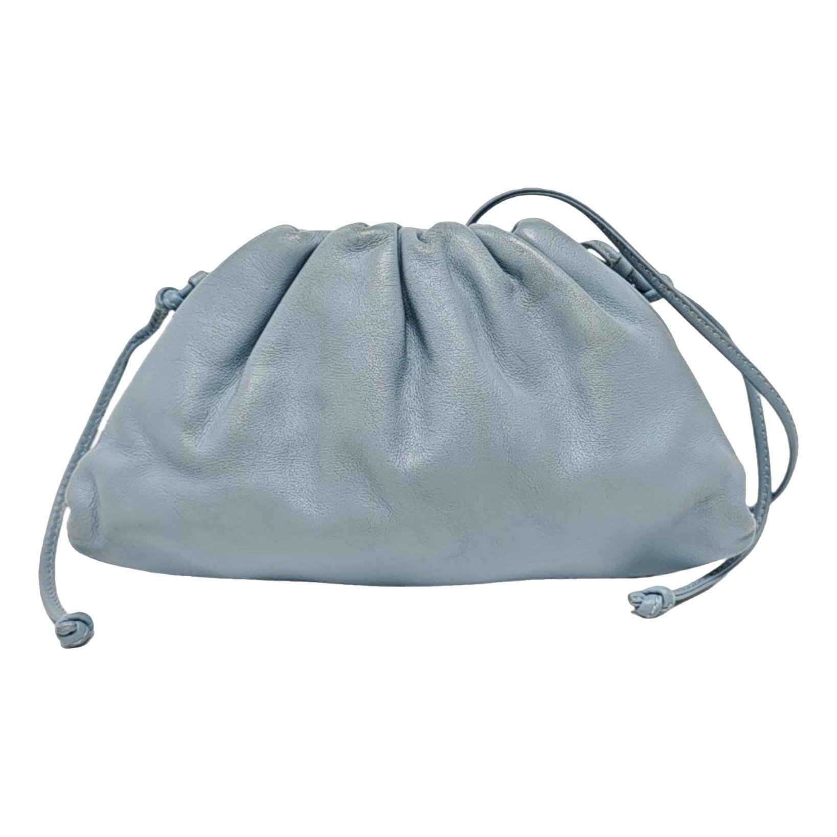 Pouch leather handbag