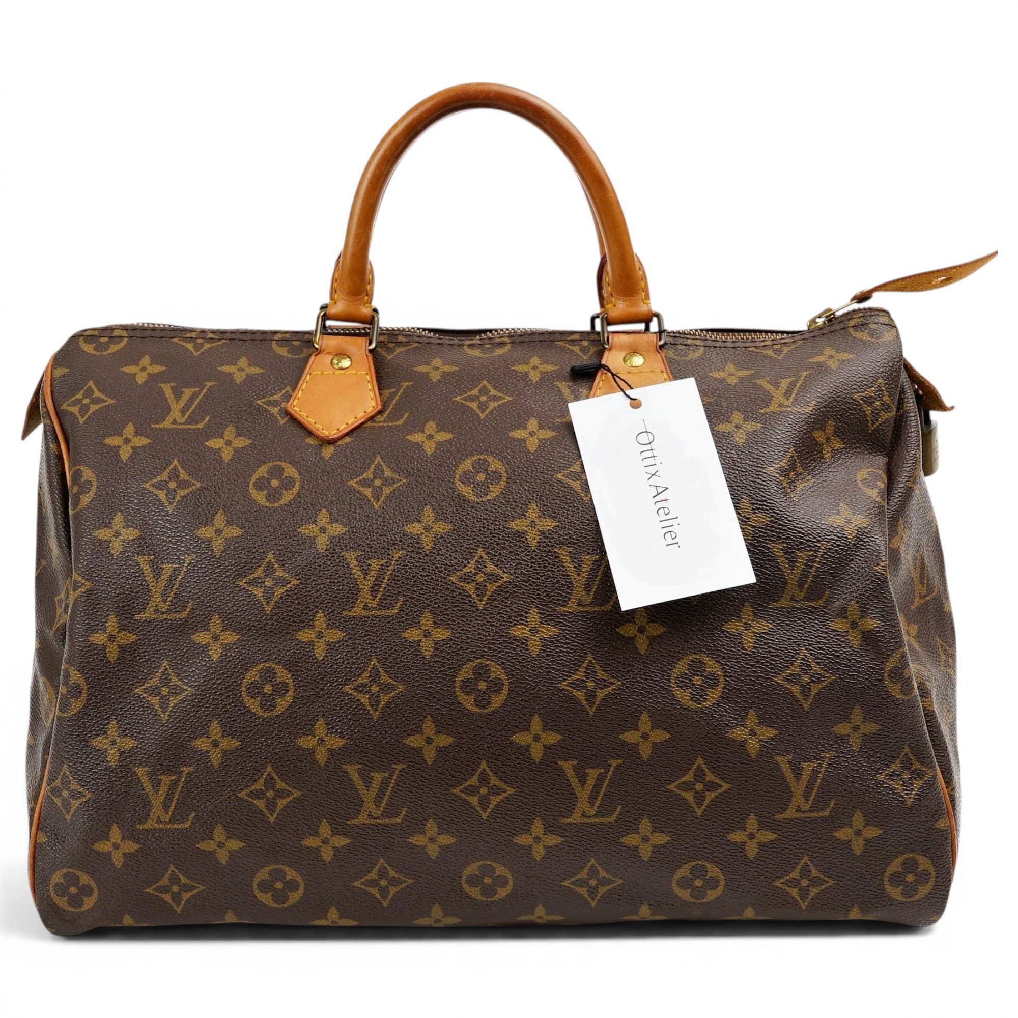 Speedy leather handbag