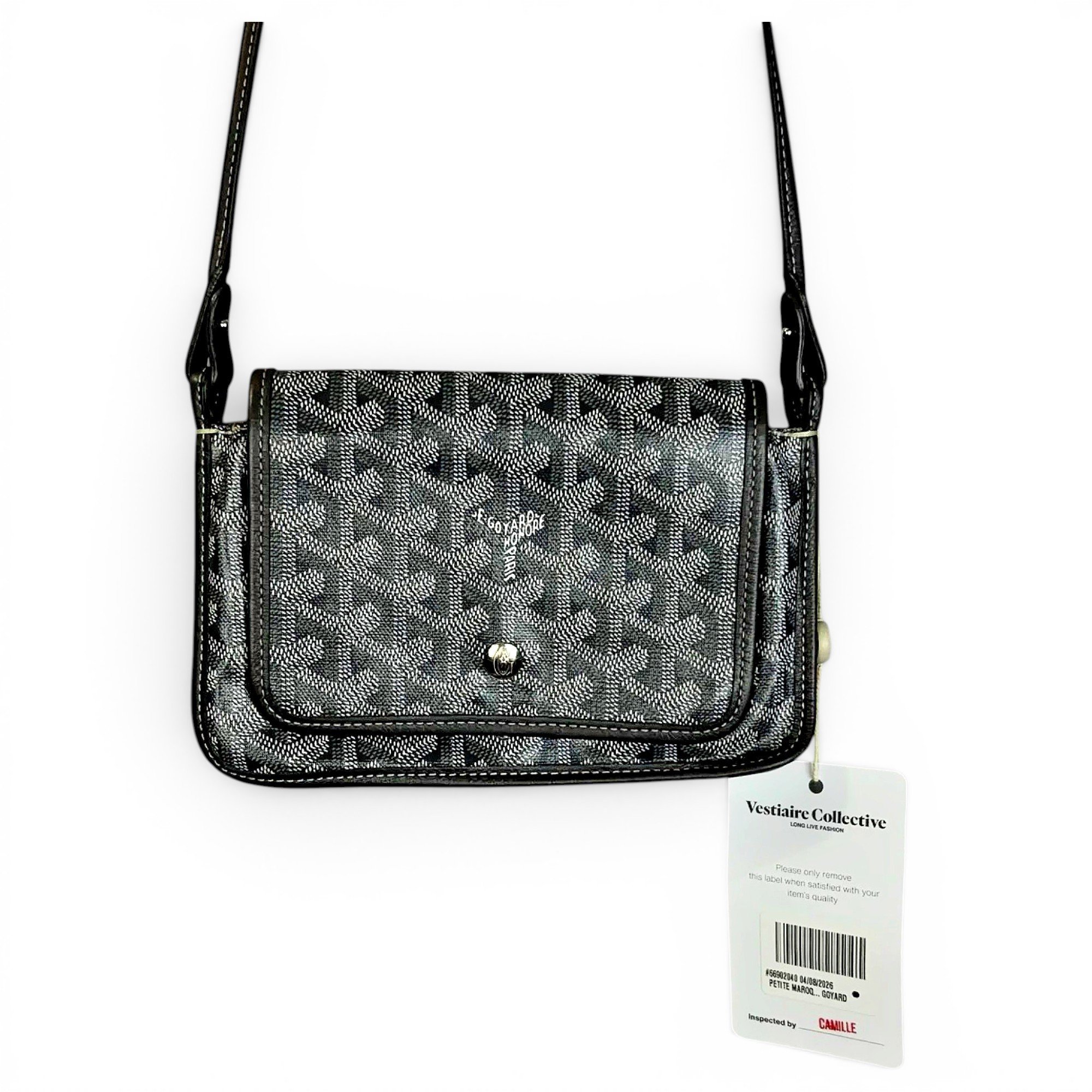 Goyard Plumet cloth crossbody bag