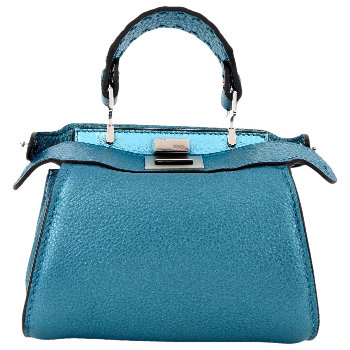 Peekaboo leather handbag