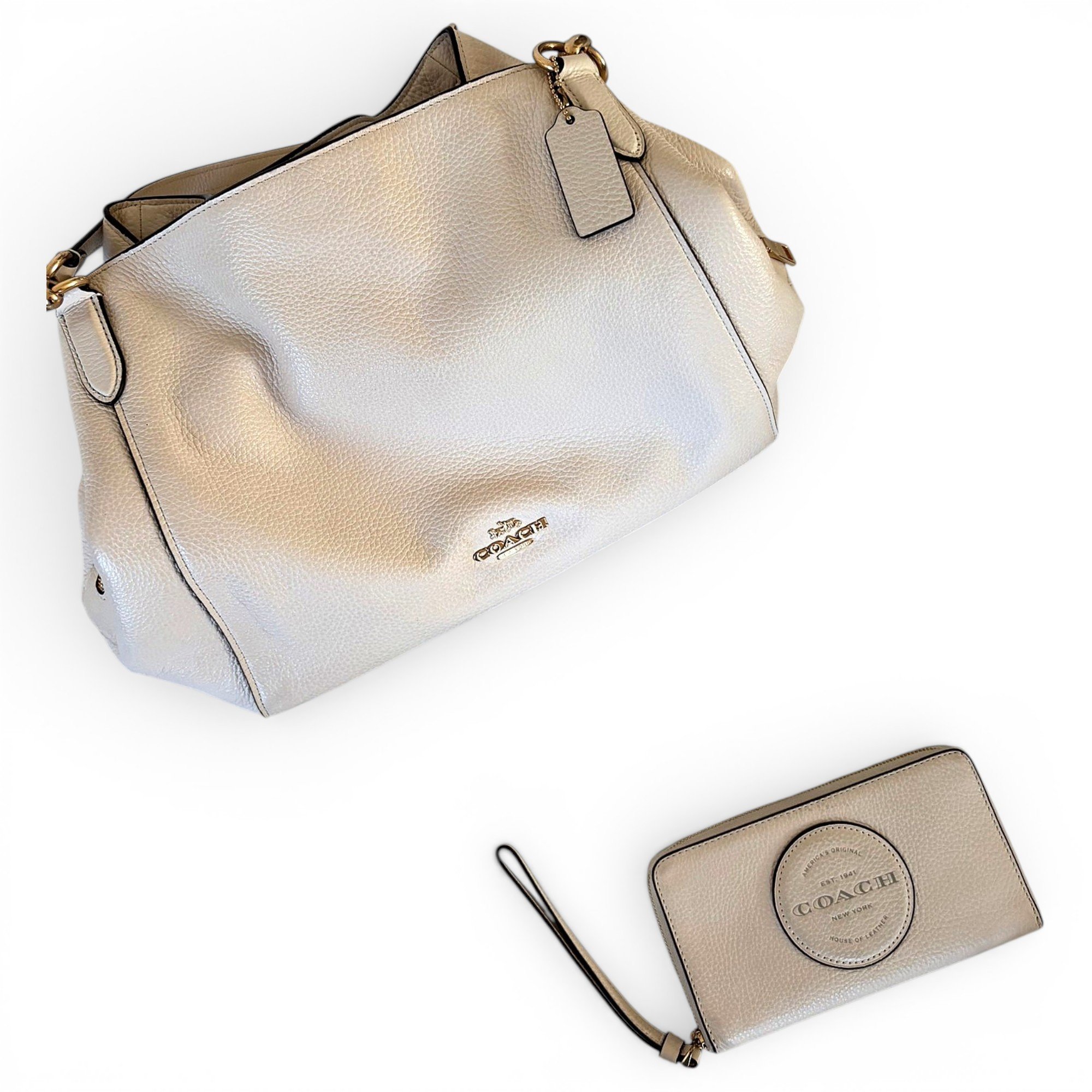 Leather handbag