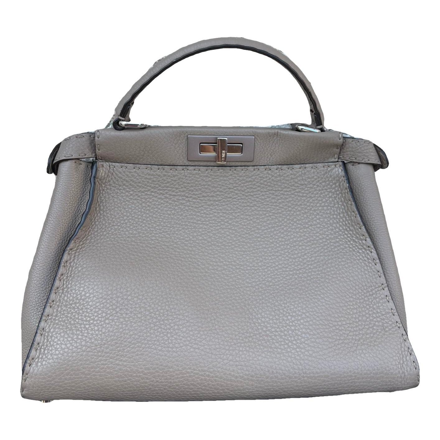 Peekaboo leather handbag