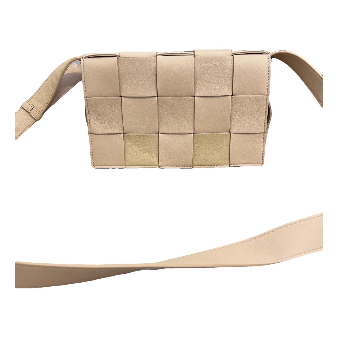 Cassette leather handbag