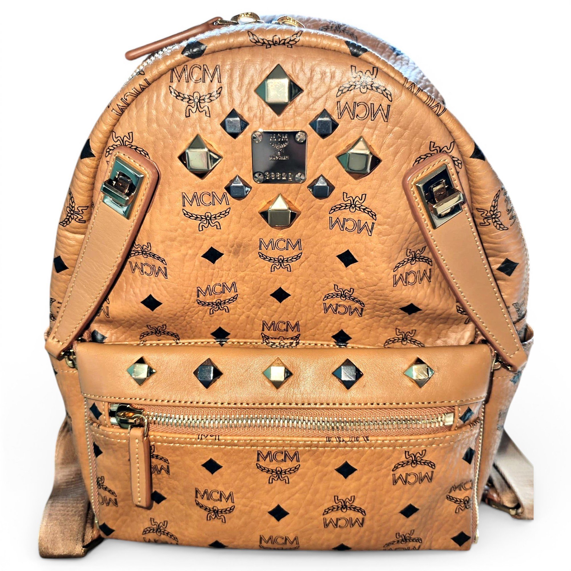 Stark leather backpack