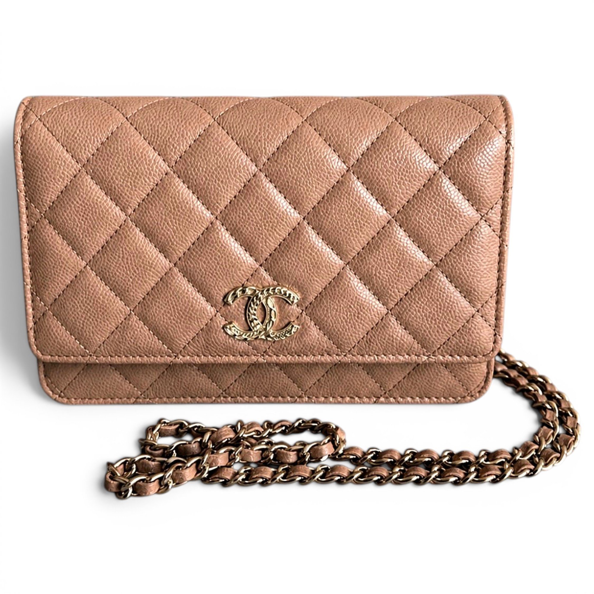 Wallet On Chain Timeless/Classique leather crossbody bag