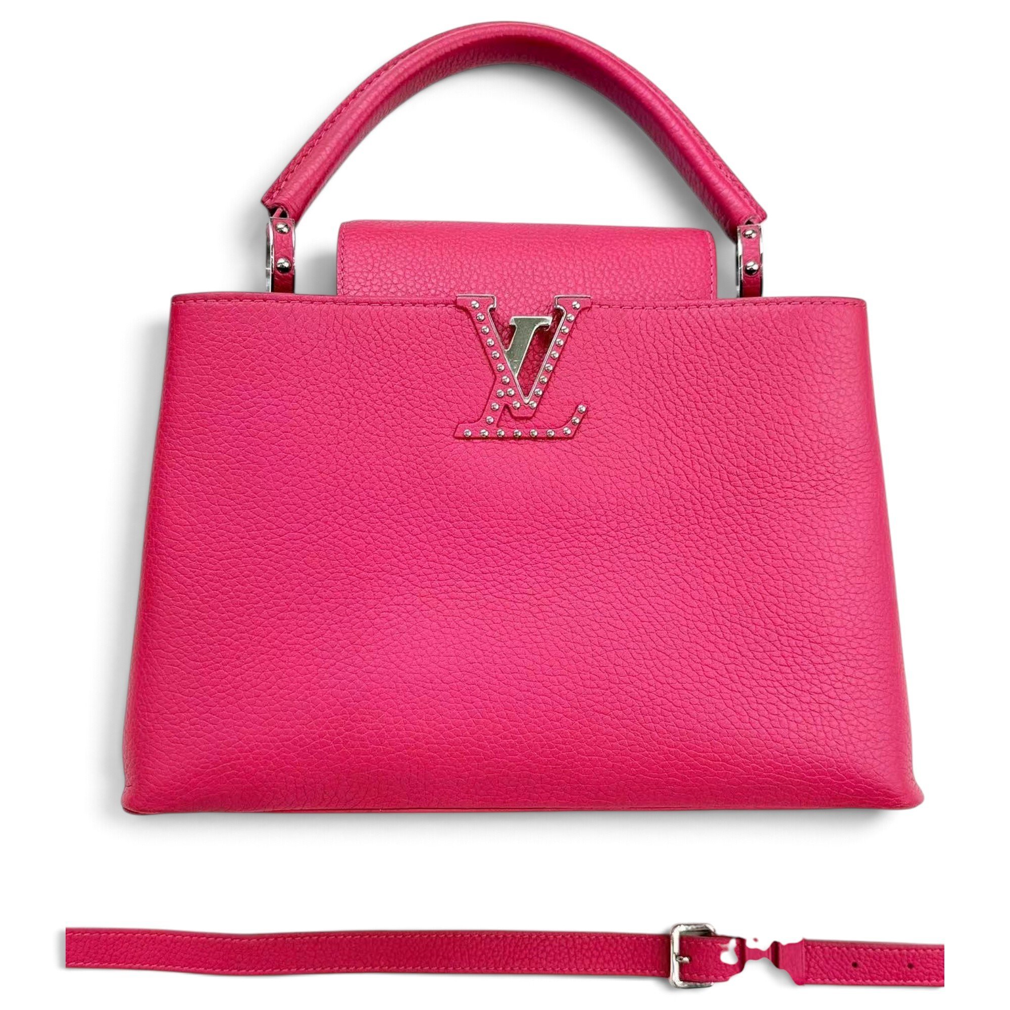 Capucines leather handbag