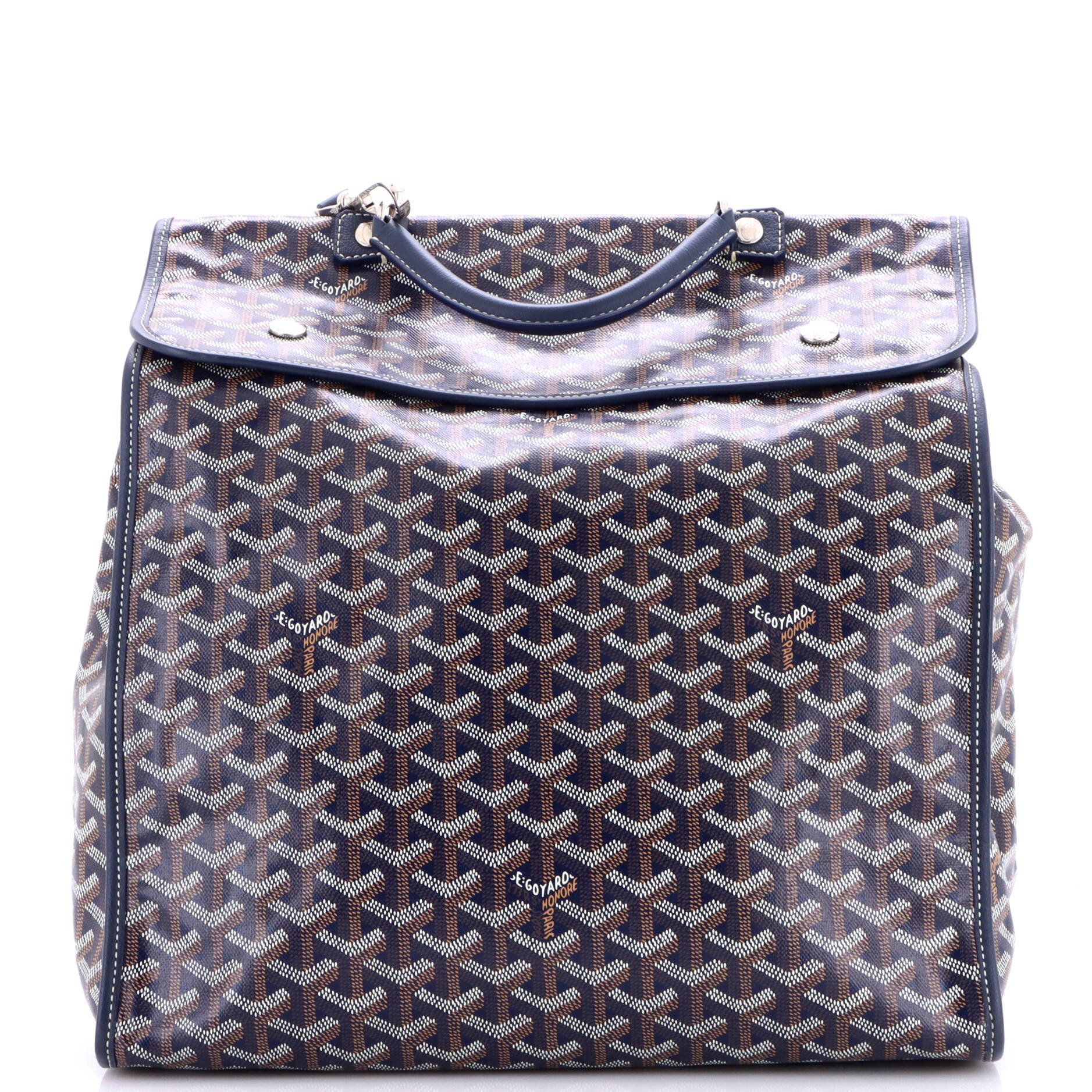 Saint Leger Briefcase Backpack Coated Canvas