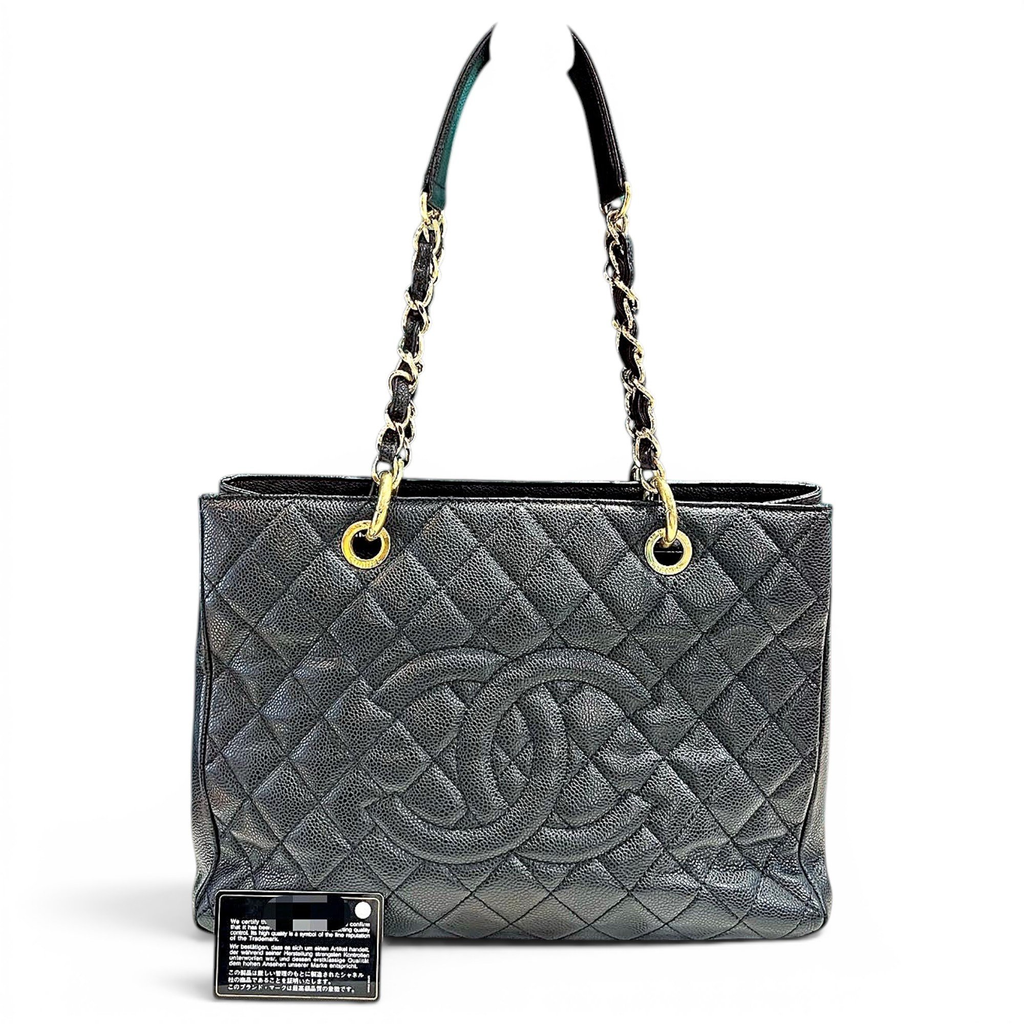 Grand shopping leather tote