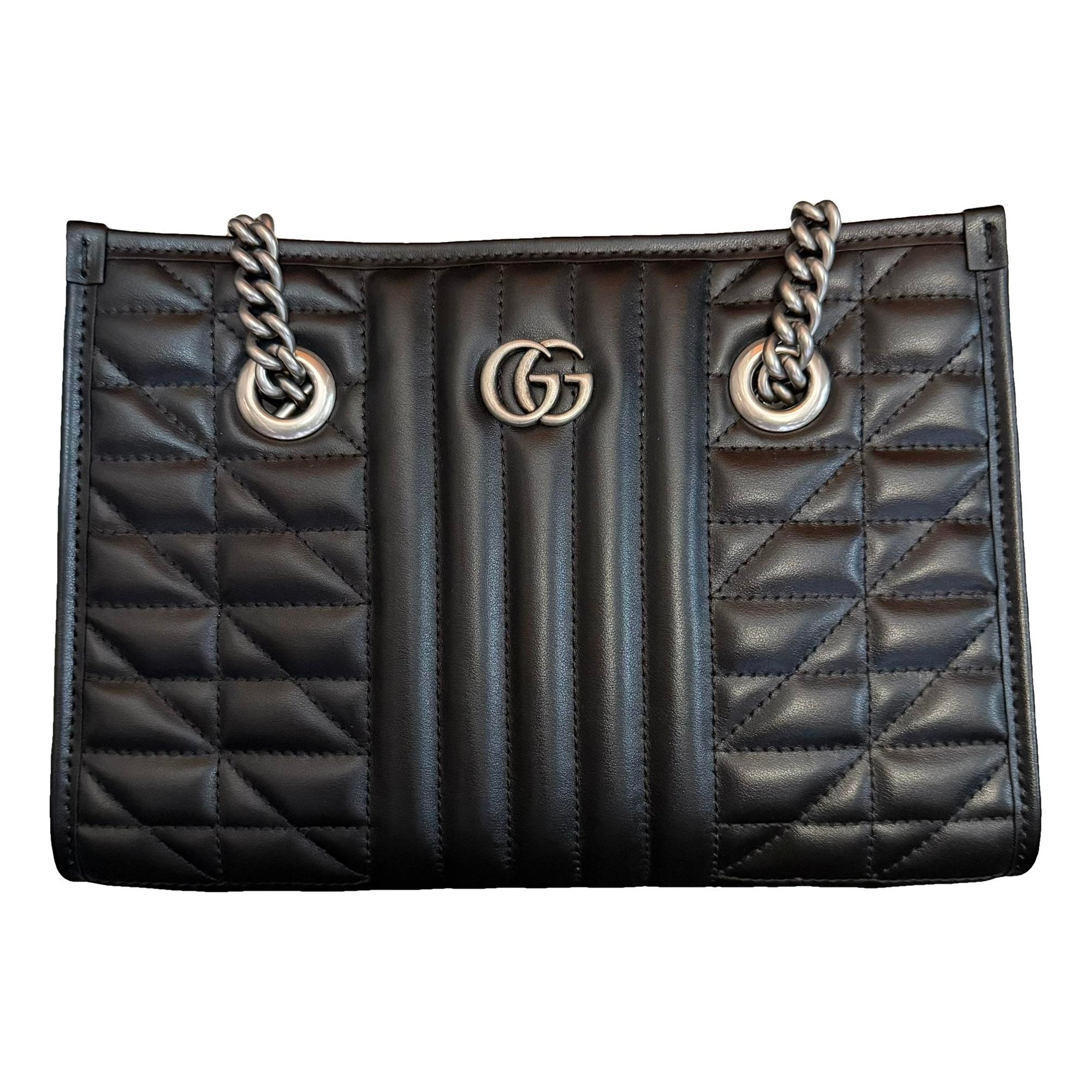 GG Marmont Chain leather tote