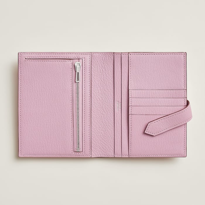 Mauve Sylvestre Bearn Compact Wallet