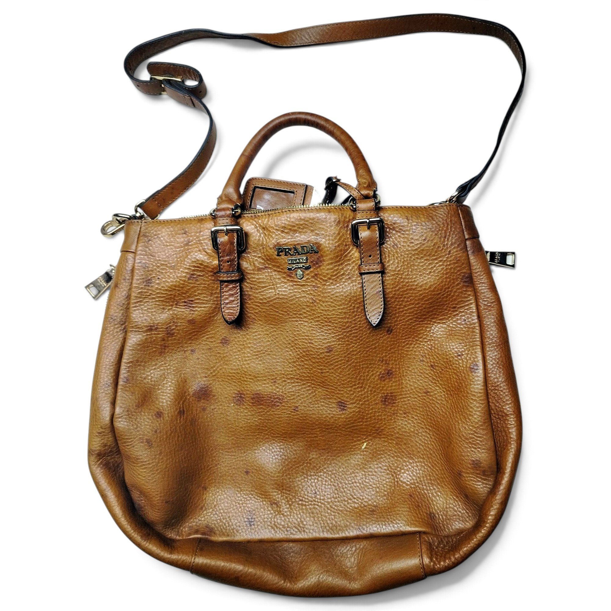 Leather tote