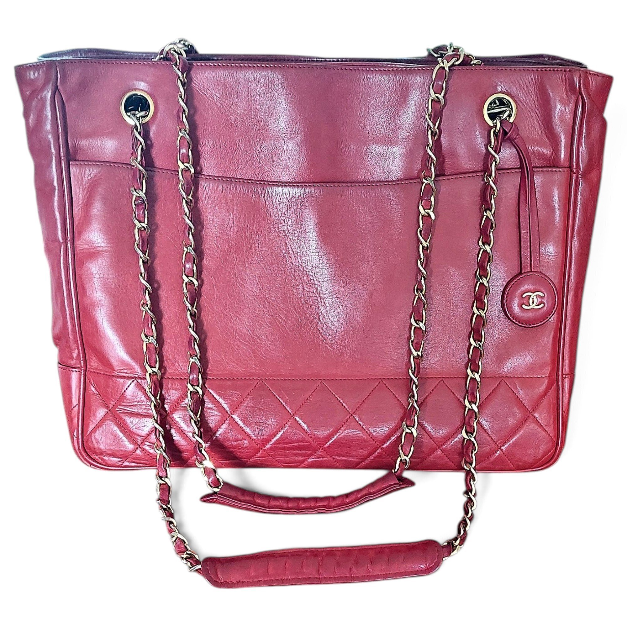Petite Shopping Tote leather tote