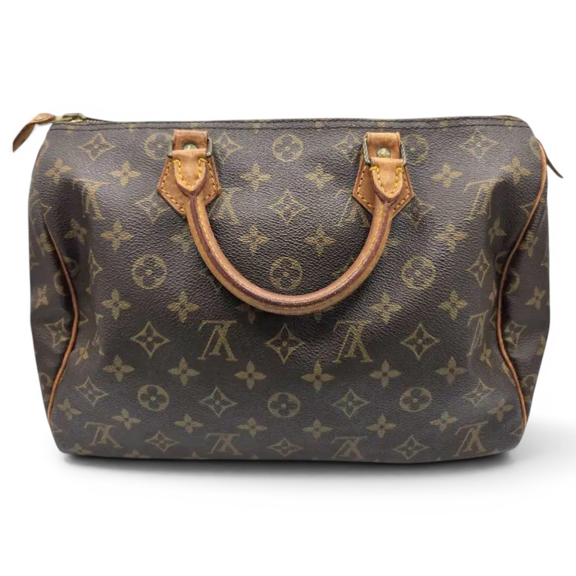 Speedy leather handbag