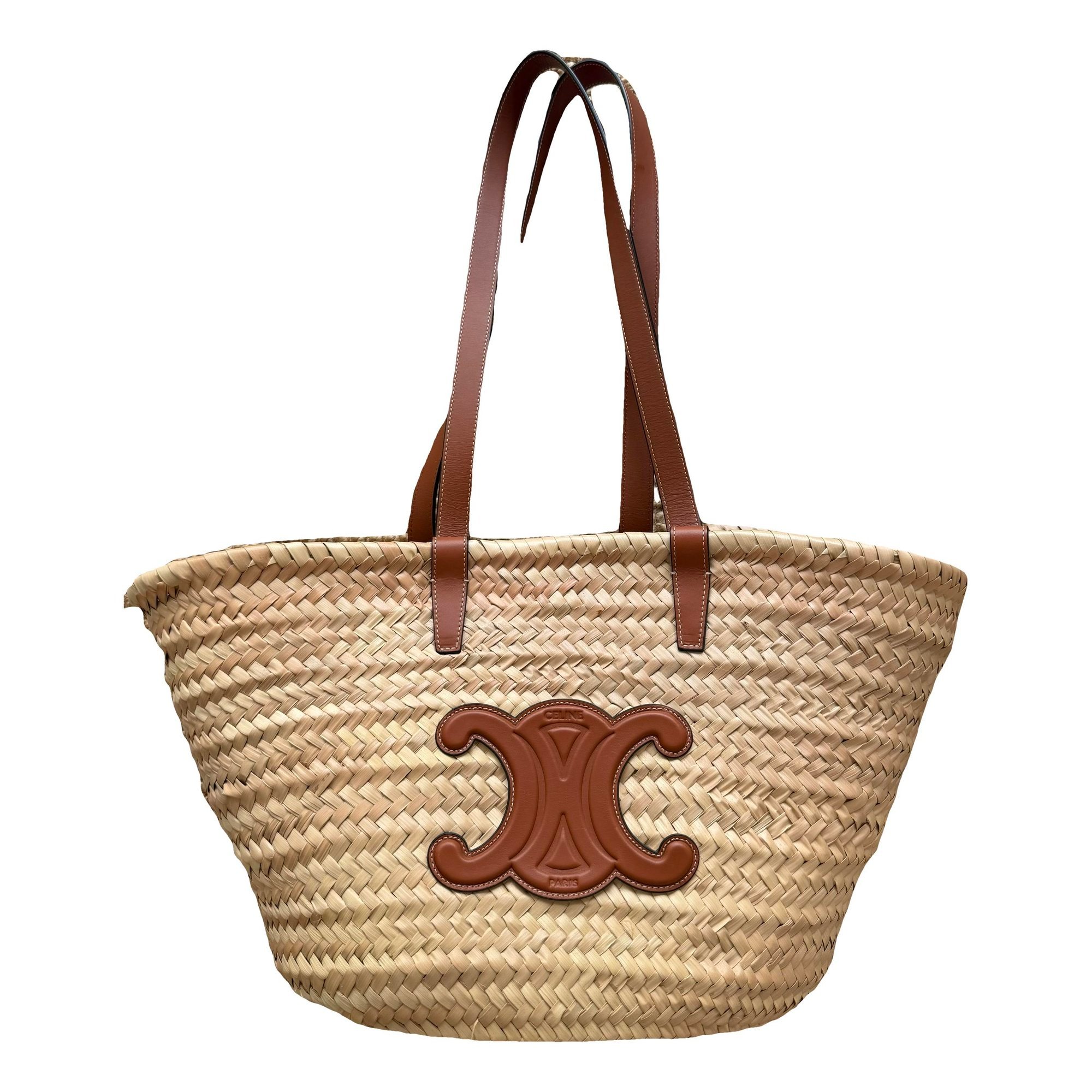Triomphe leather handbag