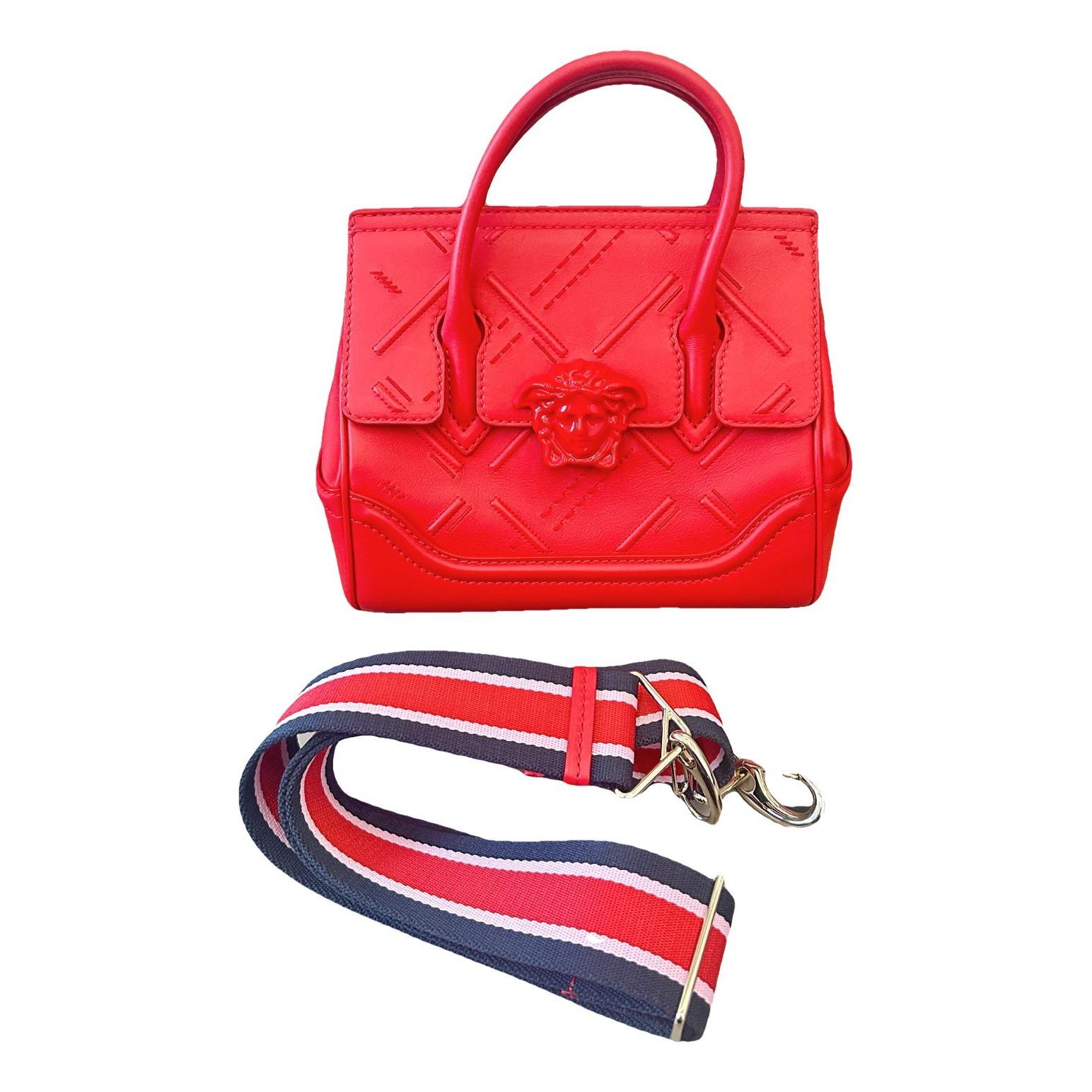 Versace Palazzo Empire leather handbag