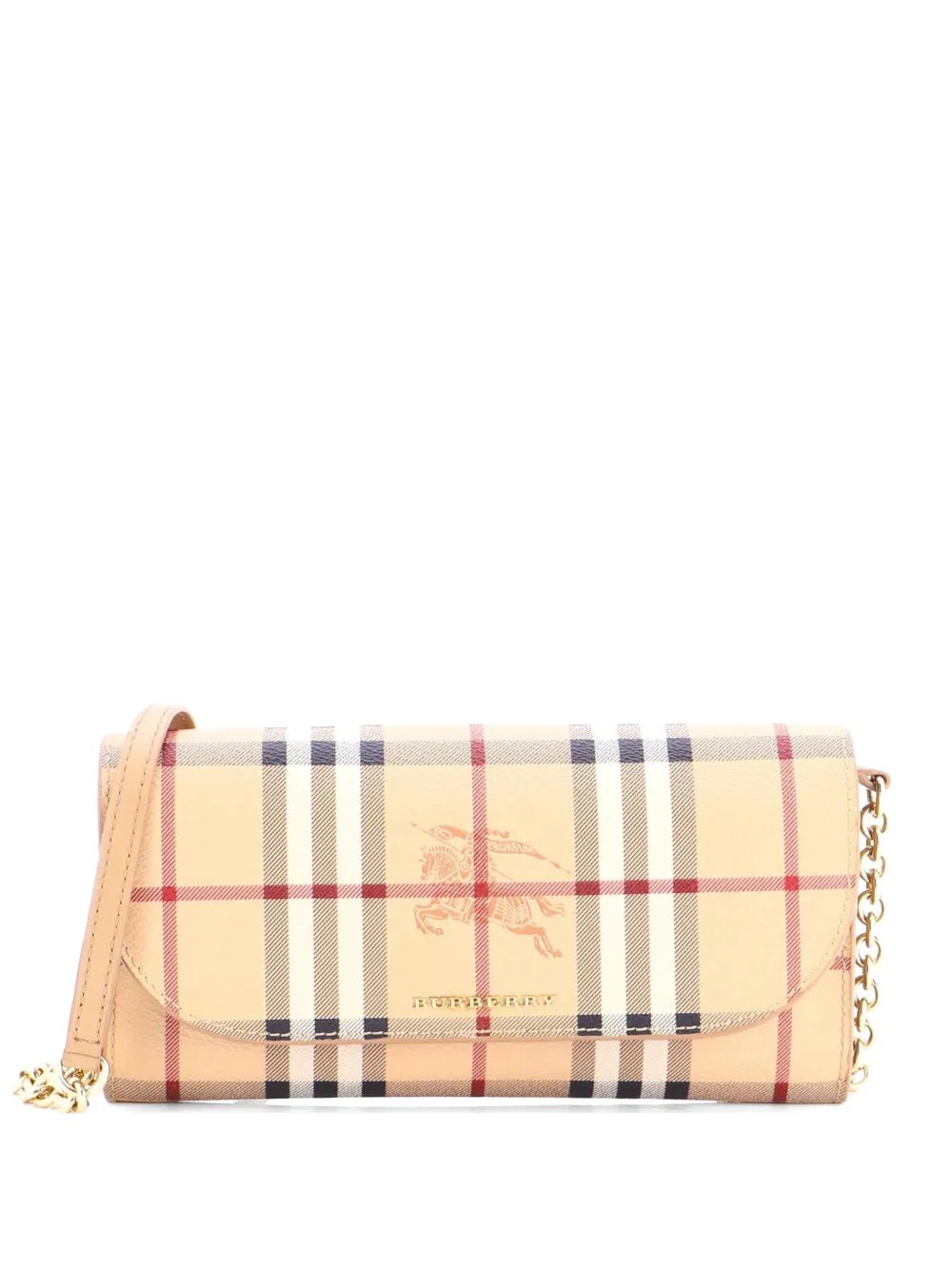 Henley Wallet on Chain Haymarket Coated Canvas crossbody bag