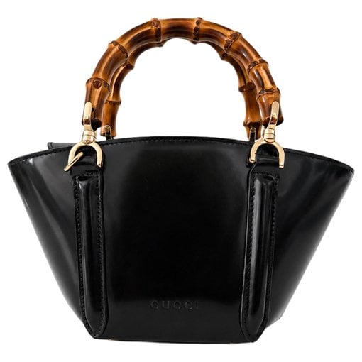 Diana Bamboo leather tote