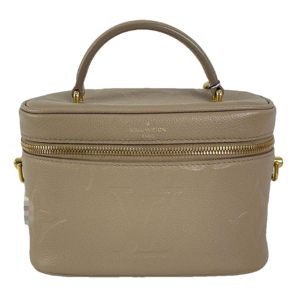 Vanity leather handbag