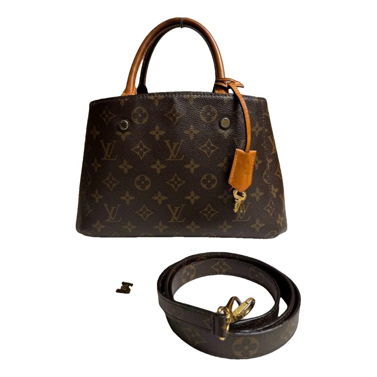 Montaigne vinyl handbag