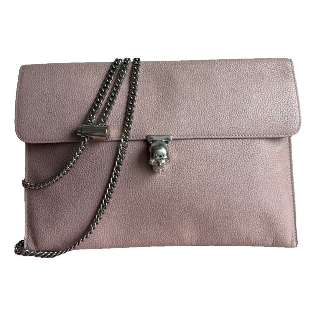 Skull leather bag