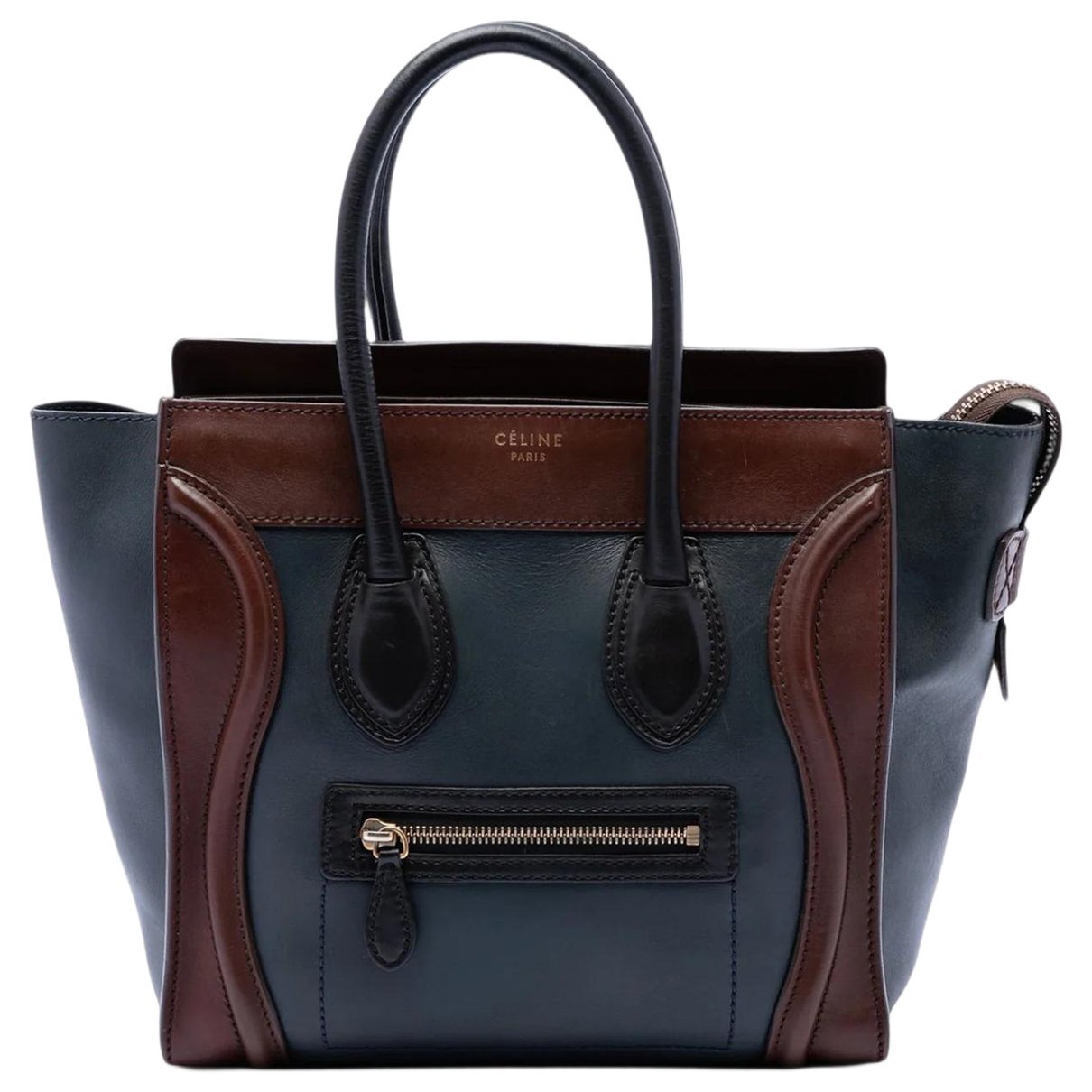 Luggage leather tote