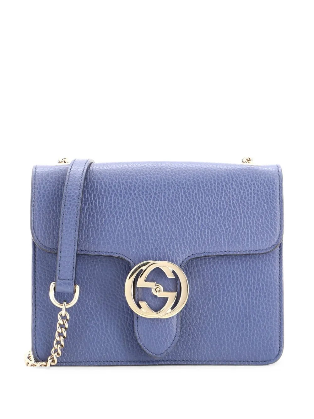 Interlocking Leather Small shoulder bag