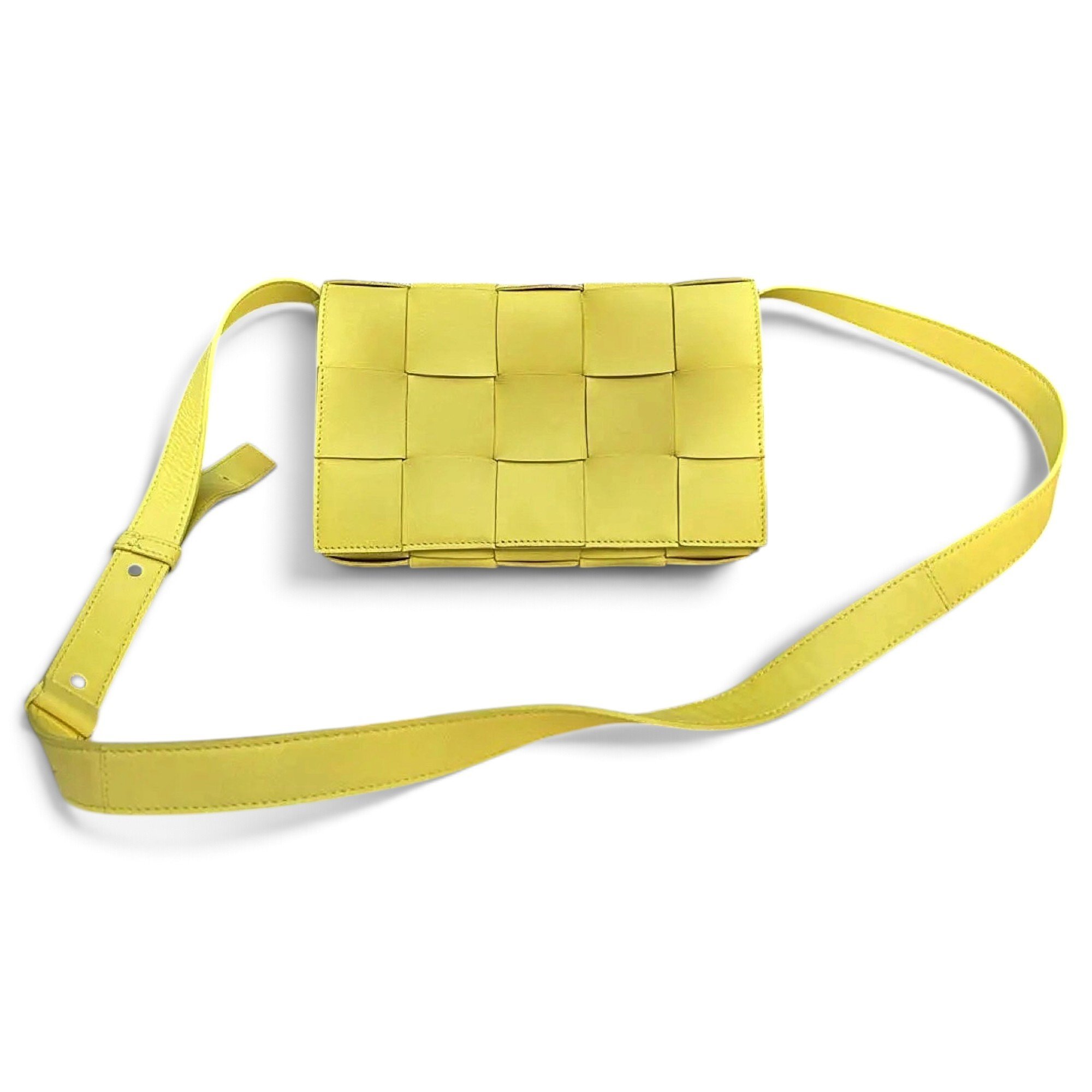 Cassette leather handbag
