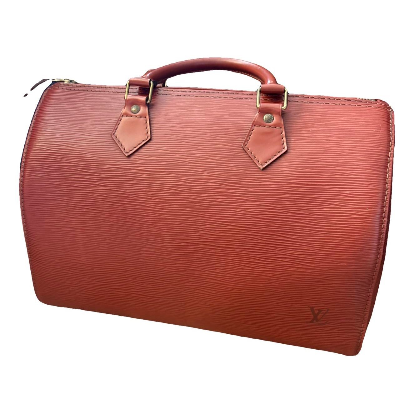Speedy leather handbag