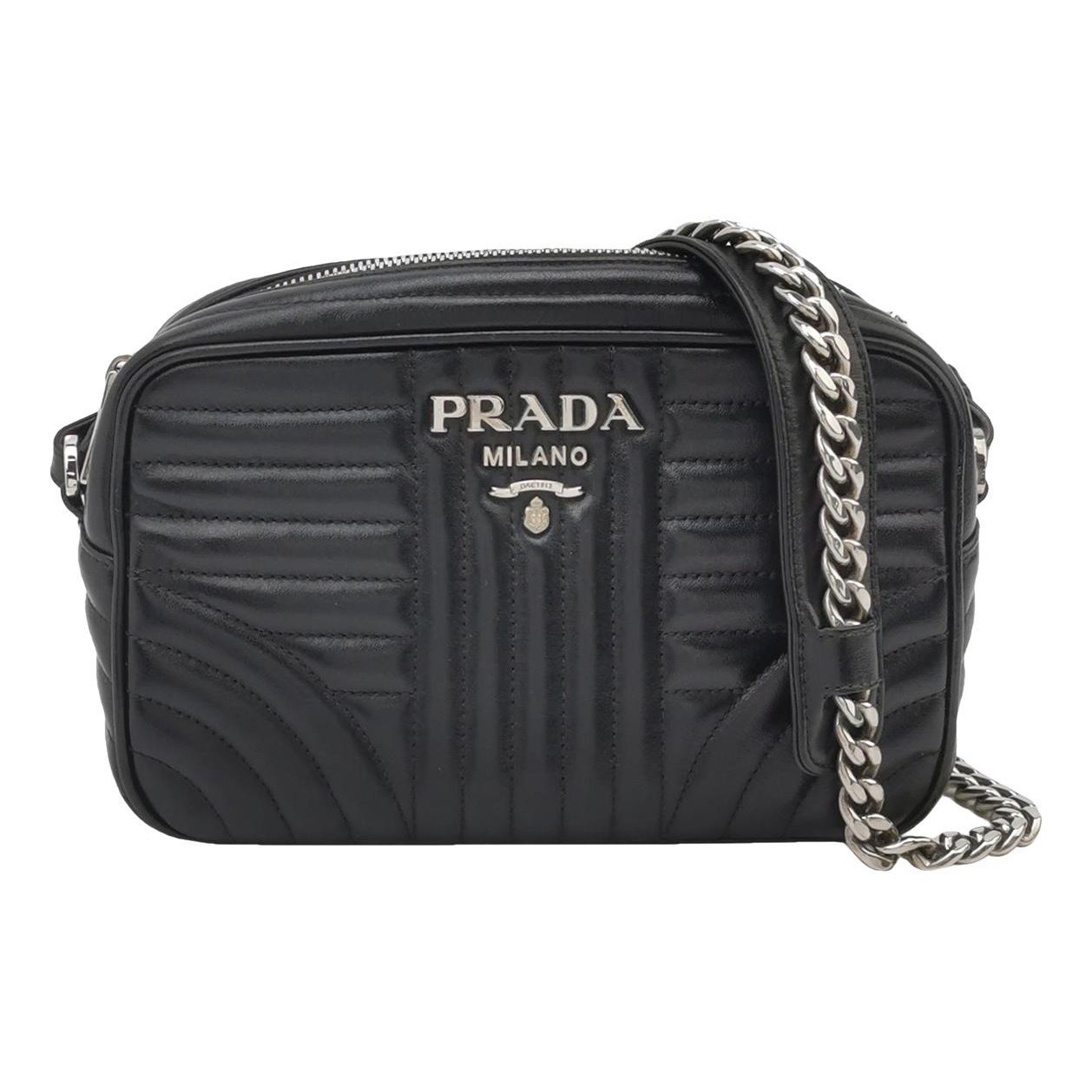 Diagramme leather handbag