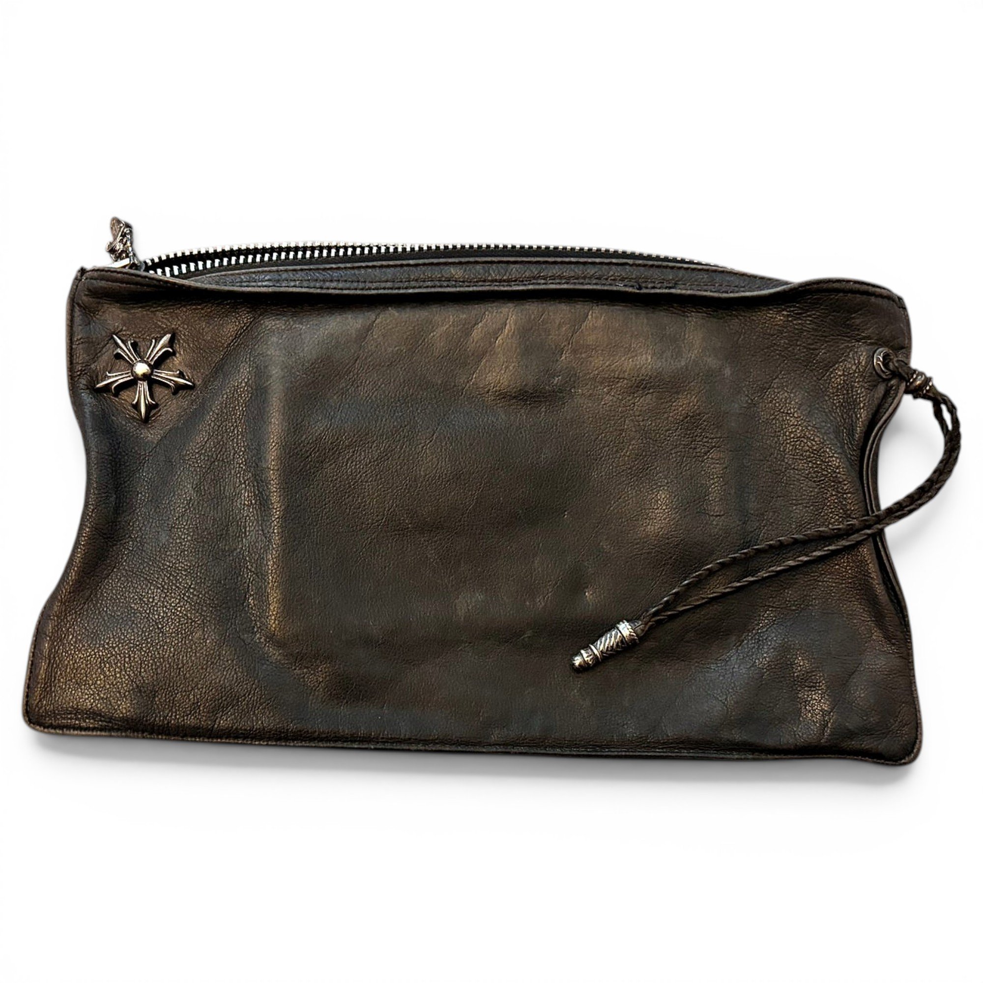 Chrome Hearts Leather clutch bag