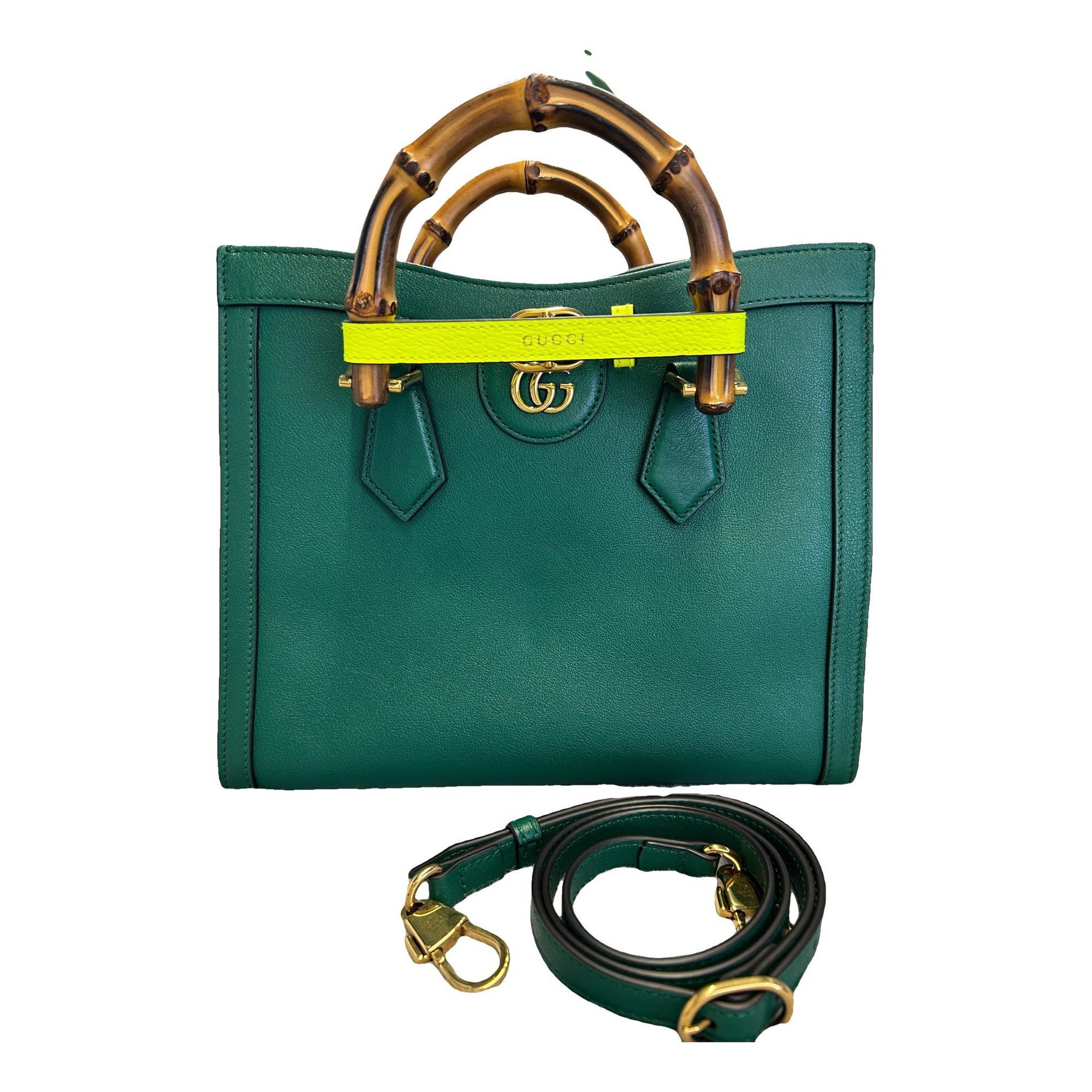 Diana Bamboo leather tote