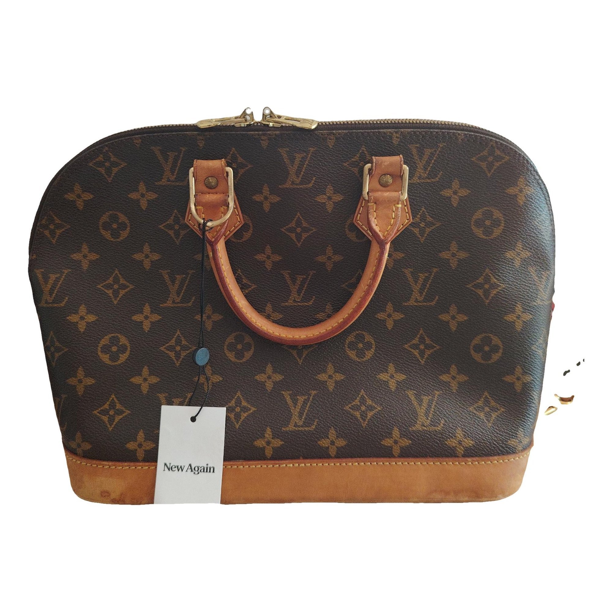 Louis Vuitton Alma leather handbag