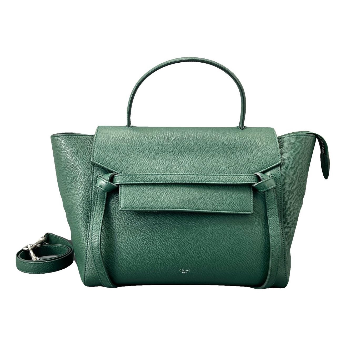 Belt leather handbag