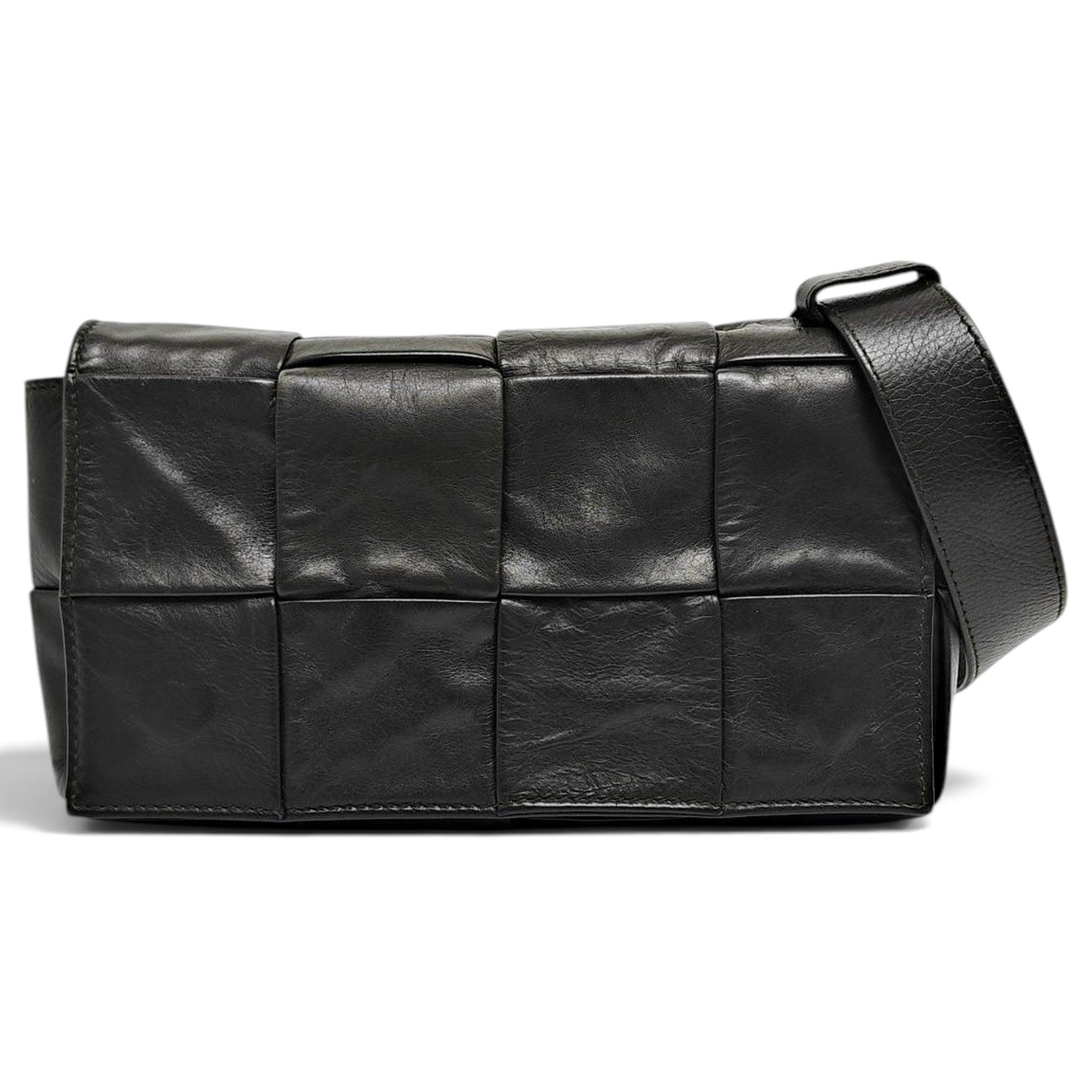 Brick Cassette leather handbag
