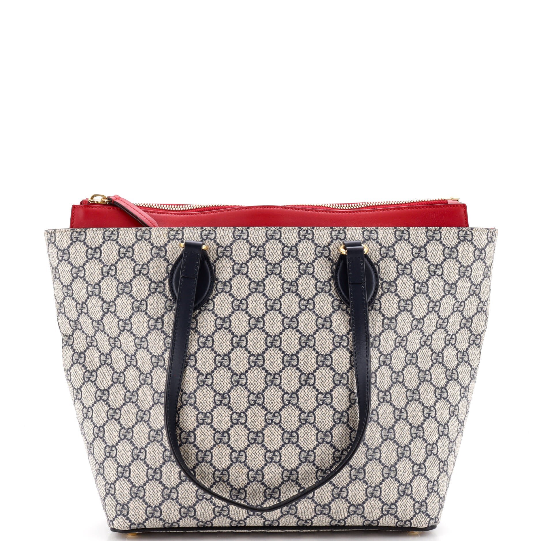 Linea A Zip Tote GG Coated Canvas and Leather Medium