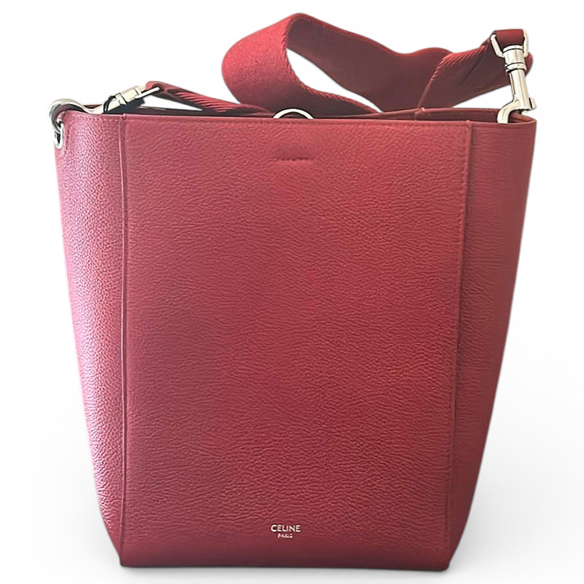 Cabas leather handbag