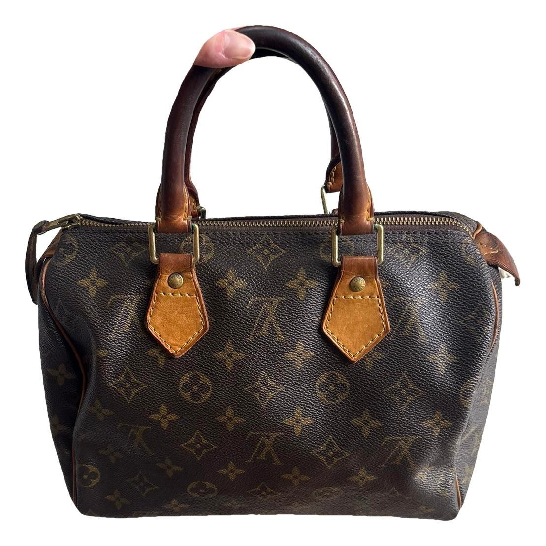 Speedy leather handbag