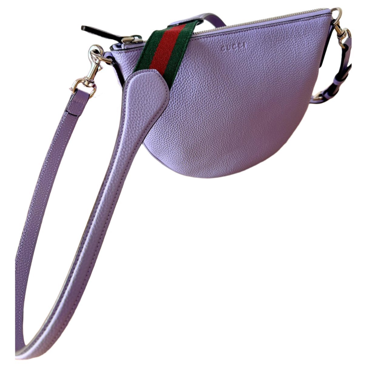 Gucci B leather crossbody bag