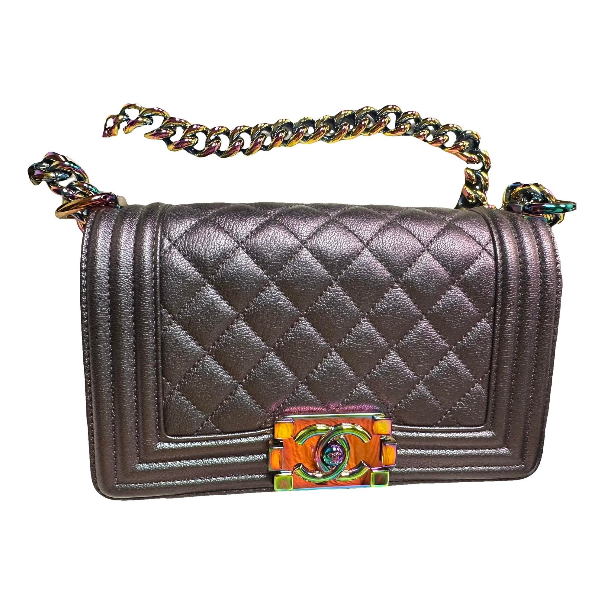 Boy leather crossbody bag