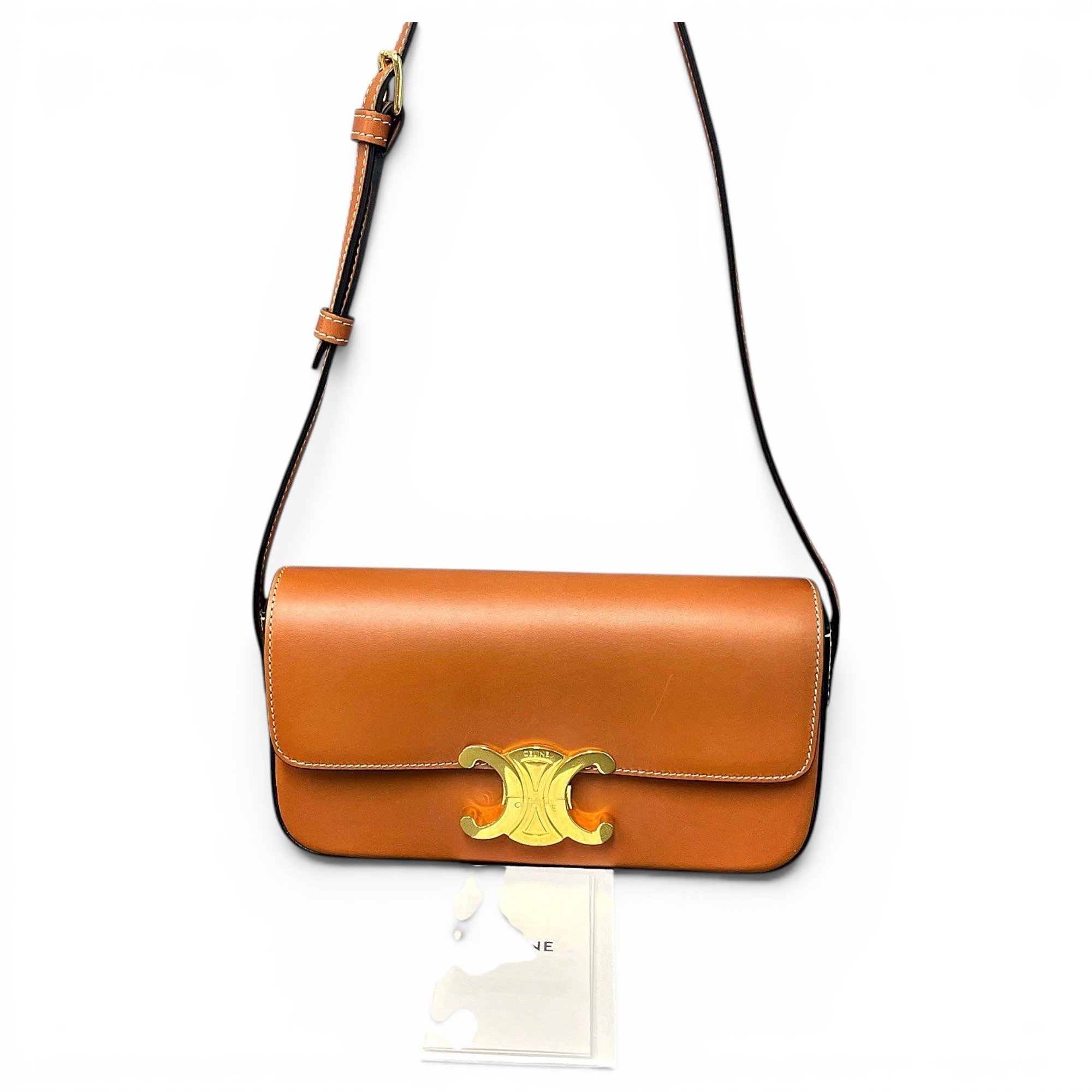 Triomphe leather handbag