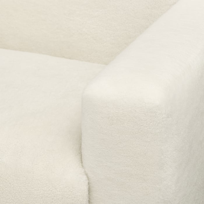 Naturel Reeditions J.-m. Frank Par Hermès Woolskin 2-seater Sofa