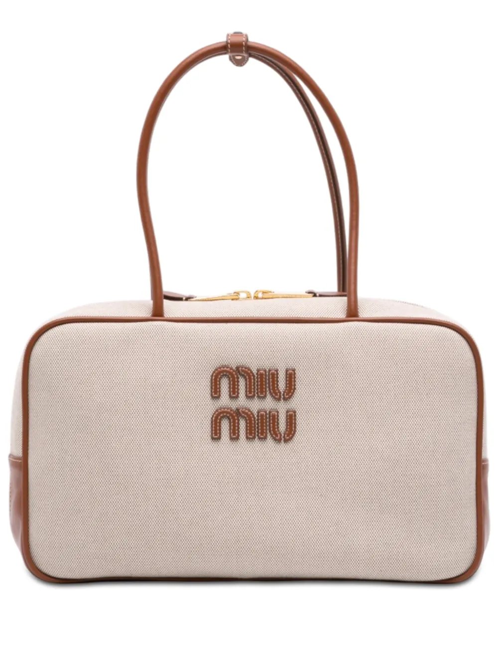 2010-2026 Large Canvas and Leather Logo Beau handbag