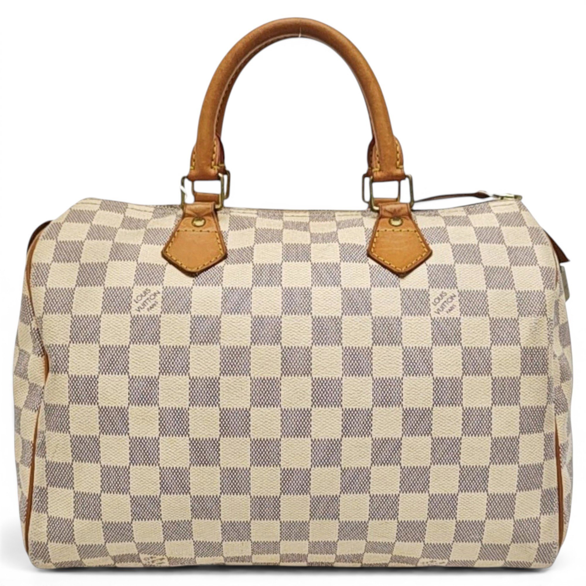 Nano Speedy / Mini HL leather handbag