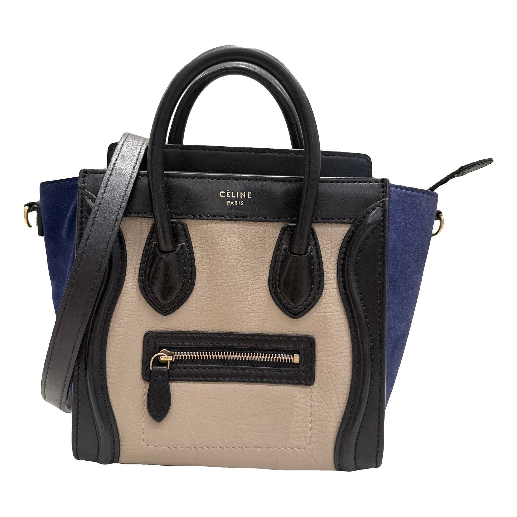 Nano Luggage leather handbag