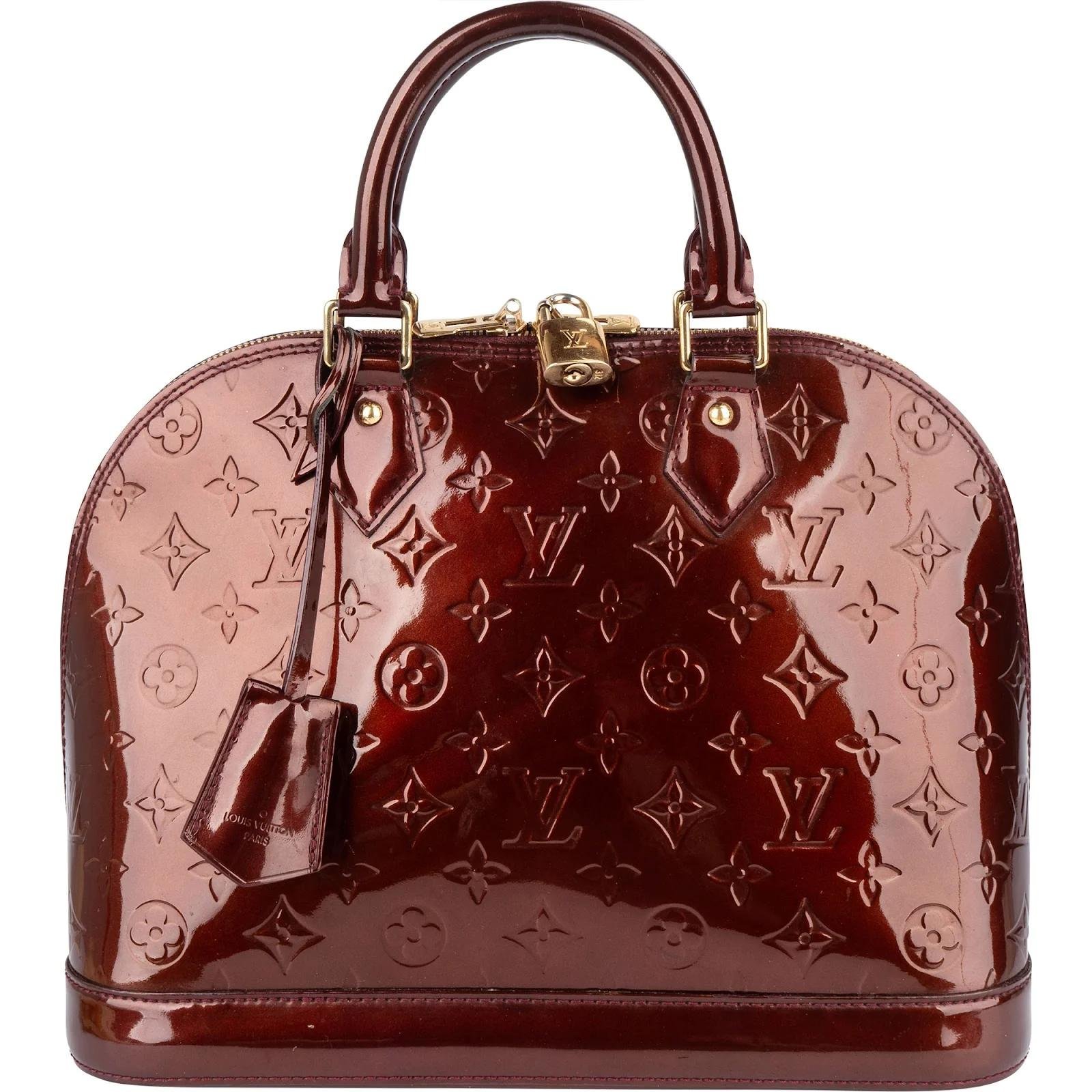 Louis Vuitton Alma leather handbag