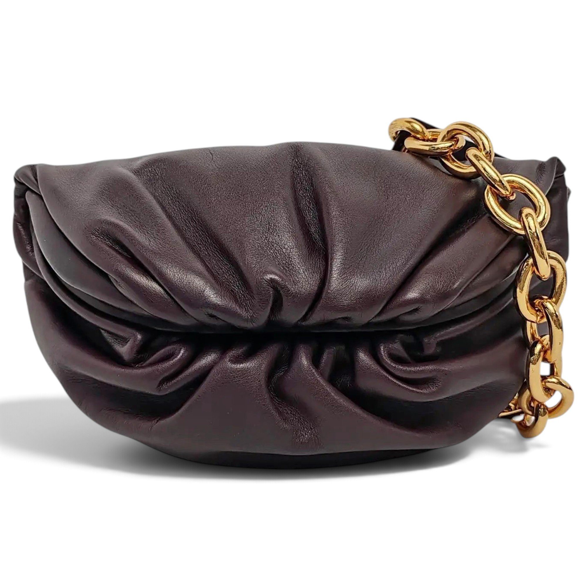 Chain Pouch leather handbag
