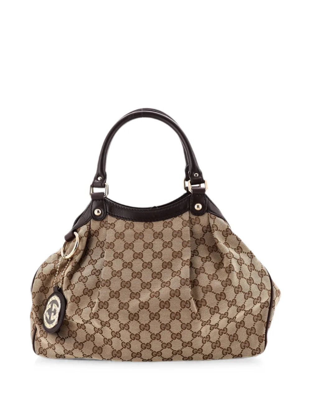 Sukey GG Canvas with Leather Medium tote bag