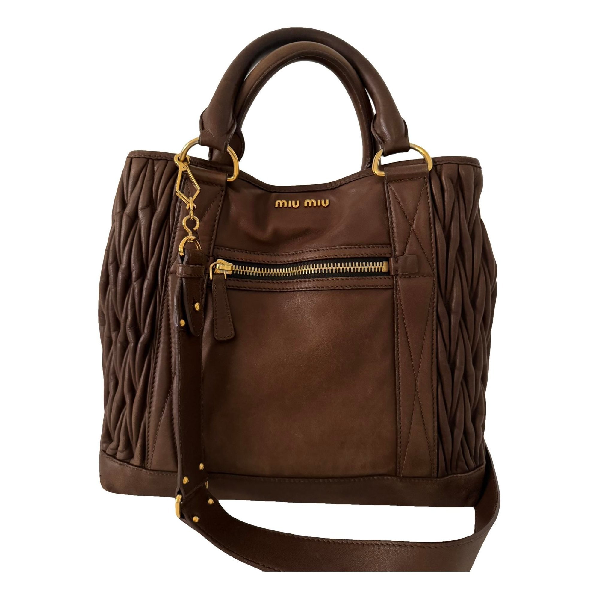 Leather crossbody bag