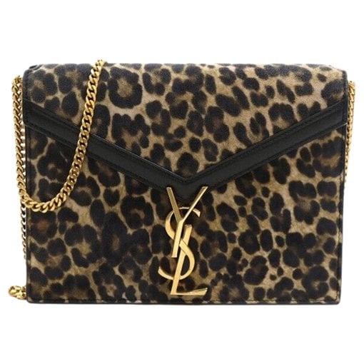 Leather clutch bag
